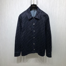 replica Dior Oblique Overshirt Blue