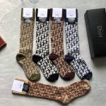 Dior Oblique Socks Cotton