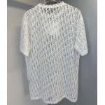 Dior Oblique T shirt White Technical Jersey