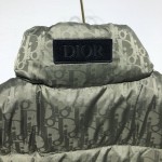 Dior Oblique Sleeveless Down Jacket Vest Khaki