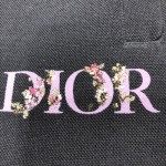 Dior Oversized Dior Flowers Short Cotton Black