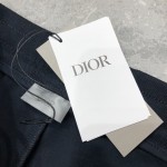 Dior Oversized Dior Flowers Short Cotton Black