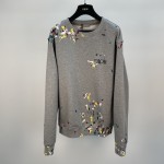 Dior Paint Print sweatshirt Gray