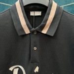 Dior Relaxed-Fit Polo Shirt Cotton Black