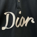 Dior Relaxed-Fit Polo Shirt Cotton Black