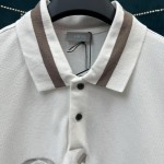 Dior Relaxed-Fit Polo Shirt Cotton White