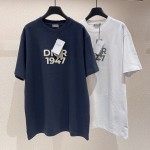 Dior Relaxed-Fit T-Shirt Navy Blue Cotton Jersey