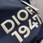 Dior Relaxed-Fit T-Shirt Navy Blue Cotton Jersey