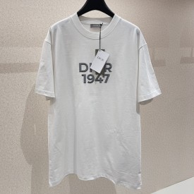 Dior Relaxed-Fit T-Shirt White Cotton Jersey