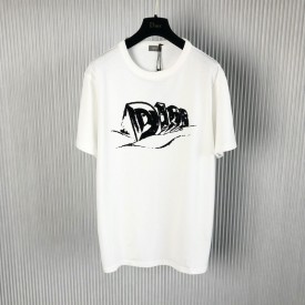 replica Dior Relaxed-Fit T-Shirt White