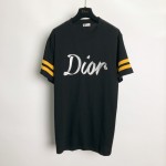 Dior Relaxed-Fit T-Shirt Black Organic Cotton Compact Jersey