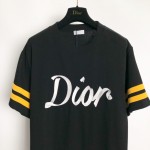 Dior Relaxed-Fit T-Shirt Black Organic Cotton Compact Jersey