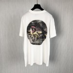 Dior Relaxed-Fit T-Shirt White Slub Cotton Jersey