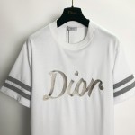 Dior Relaxed-Fit T-Shirt White Organic Cotton Compact Jersey