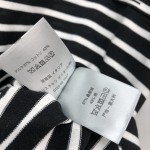 Dior Oversized Dior Striped T shirt Black