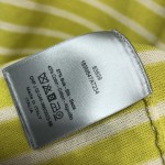 Dior Oversized Dior Striped T shirt Yellow