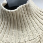 Dior Sweater with CD Logo Wool Beige