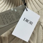 Dior Sweater with CD Logo Wool Beige