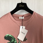 Oversized CACTUS JACK DIOR T-Shirt Pink Cotton Jersey