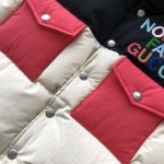 The North Face x Gucci down vest cream