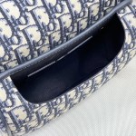 Dior Medium Dior Bobby Bag Blue Dior Oblique Jacquard