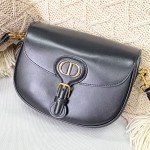 Medium Dior Bobby Bag Black Box Calfskin