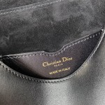 Medium Dior Bobby Bag Black Box Calfskin