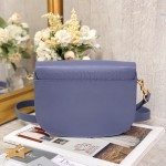 Medium Dior Bobby Bag Blue Box Calfskin