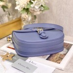 Medium Dior Bobby Bag Blue Box Calfskin