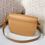 Medium Dior Bobby Bag Tan Box Calfskin