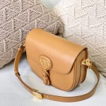 Medium Dior Bobby Bag Tan Box Calfskin