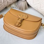 Medium Dior Bobby Bag Tan Box Calfskin