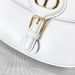 Medium Dior Bobby Bag White Box Calfskin