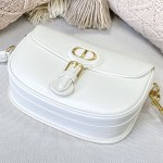 Medium Dior Bobby Bag White Box Calfskin