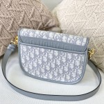 Dior Medium Dior Bobby Bag Grey Dior Oblique Jacquard