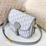 Dior Medium Dior Bobby Bag Grey Dior Oblique Jacquard