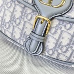 Dior Medium Dior Bobby Bag Grey Dior Oblique Jacquard