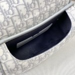 Dior Medium Dior Bobby Bag Grey Dior Oblique Jacquard