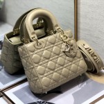 Small Lady Dior My ABCDior Bag BeIge Lambskin