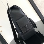 Dior Maxi Gallop Backpack Black Grained Calfskin