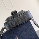 Dior Mini Dior Hit The Road Bag Black CD Diamond Canvas