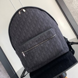 Dior Rider Backpack Black Dior Oblique Jacquard