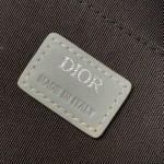 Dior Rider Backpack Dior Gray CD Diamond Canvas and Smooth Calfskin