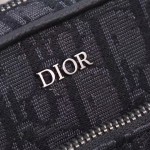 Dior Saddle Triple Pouch Black Dior Oblique Jacquard