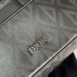 Dior Safari Bag with Strap Dior Black CD Diamond Canvas