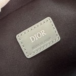 Dior Safari Bag with Strap Dior Gray CD Diamond Canvas