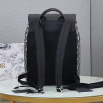 Dior and Black Dior Oblique Jacquard Backpack