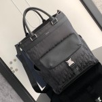 Dior Explorer Tote Bag Black Dior Oblique Mirage Technical Fabric