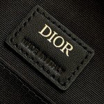 Dior Hit The Road Messenger Bag Black CD Diamond Canvas