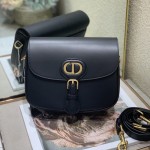 Dior Medium Bobby Bag Box Calfskin Black